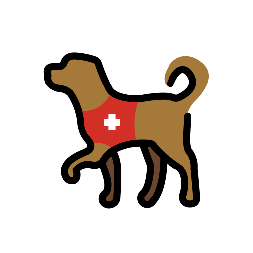 Service Dog on OpenMoji