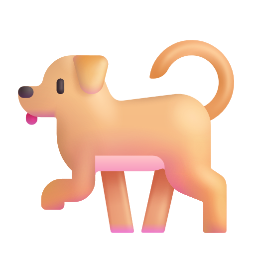 Dog on Microsoft 3D