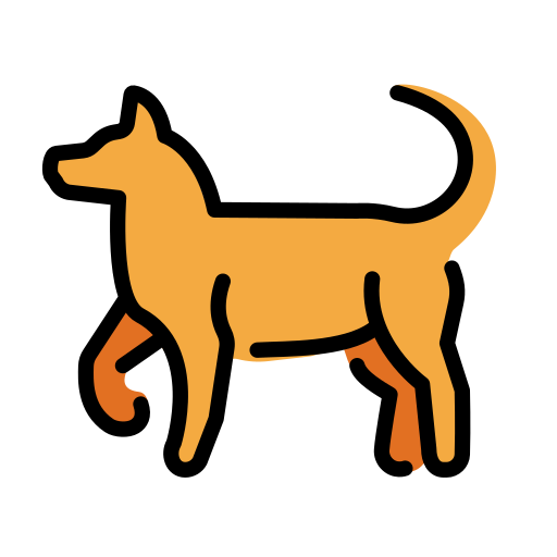 Dog on OpenMoji