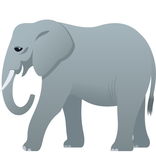 Elephant on JoyPixels