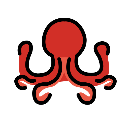 Octopus on OpenMoji