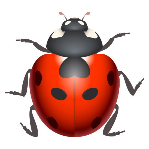 Lady Beetle on JoyPixels