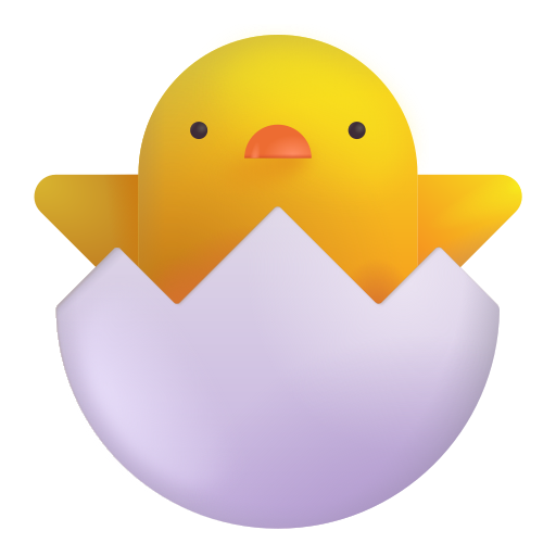 Hatching Chick on Microsoft 3D