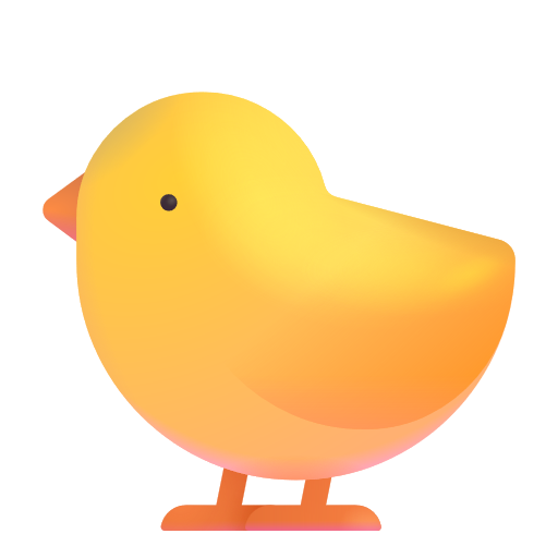Baby Chick on Microsoft 3D