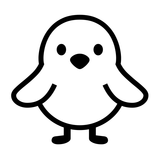 Front-facing Baby Chick on Noto Emoji