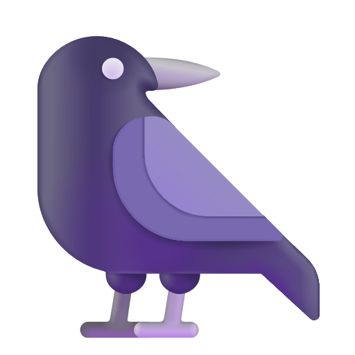 Black Bird on Microsoft 3D