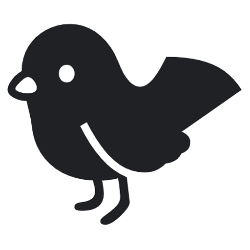 Black Bird on Noto Emoji