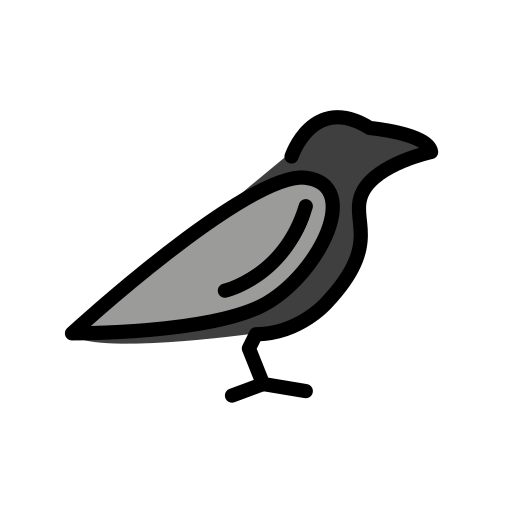 Black Bird on OpenMoji