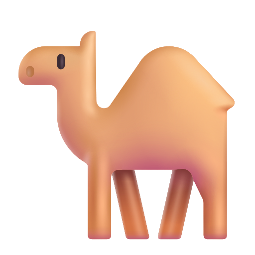 Dromedary Camel on Microsoft 3D
