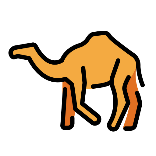 Dromedary Camel on OpenMoji