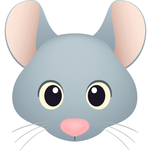 Mouse Face on JoyPixels