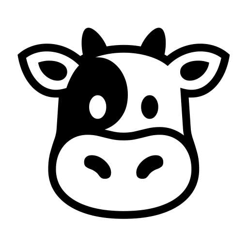 Cow Face on Noto Emoji