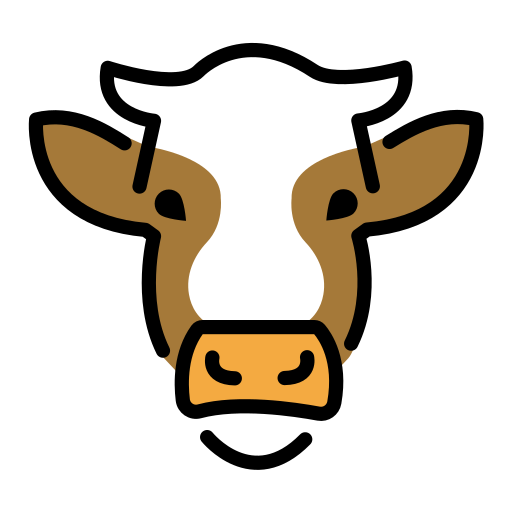 Cow Face on OpenMoji