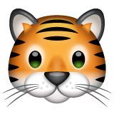 Tiger Face on WhatsApp