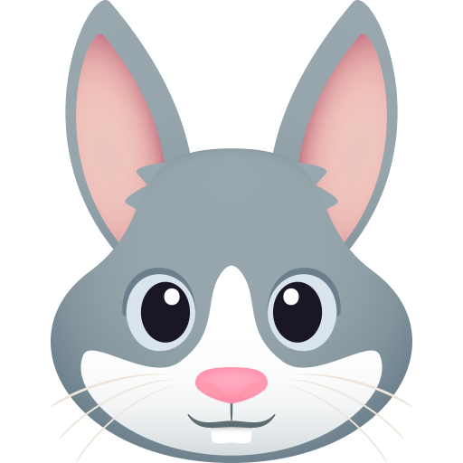 Rabbit Face on JoyPixels