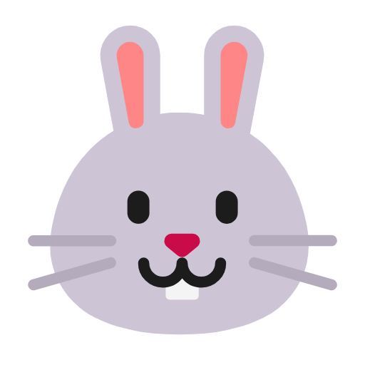 Rabbit Face on Microsoft Fluent