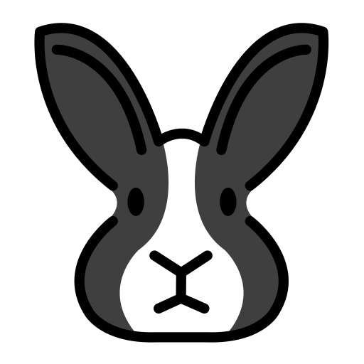 Rabbit Face on OpenMoji
