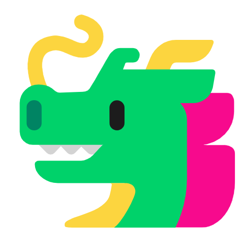 Dragon Face on Microsoft Fluent