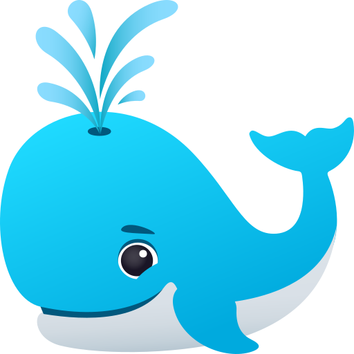 Spouting Whale on JoyPixels