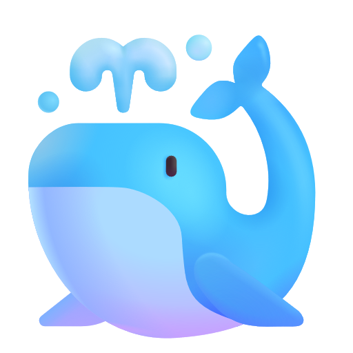 Spouting Whale on Microsoft 3D