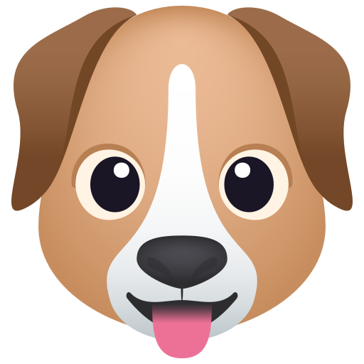 Dog Face on JoyPixels