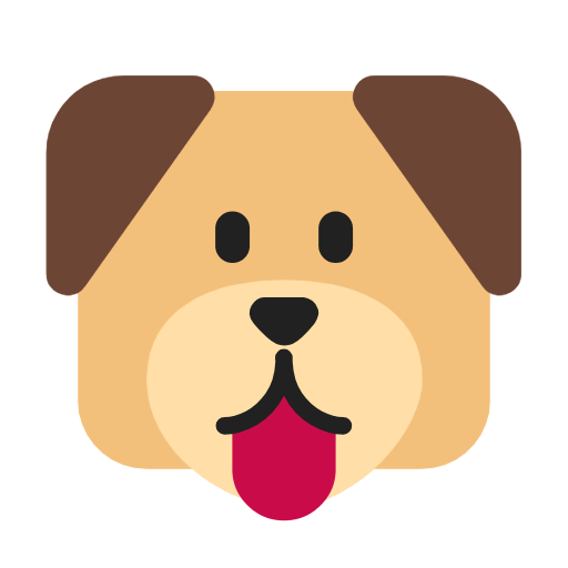 Dog Face on Microsoft Fluent