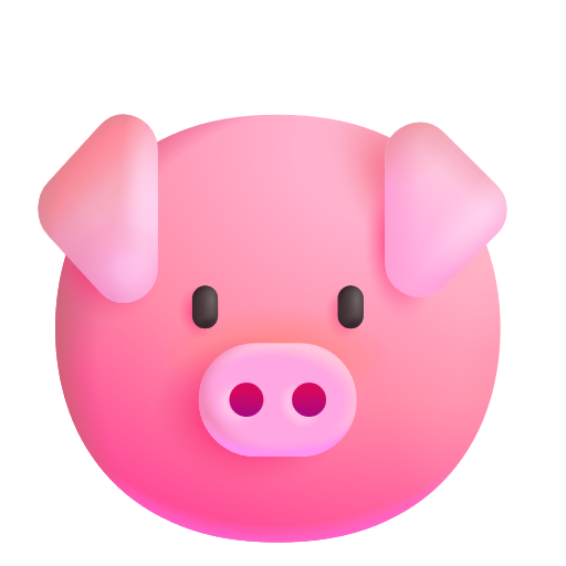 Pig Face on Microsoft 3D