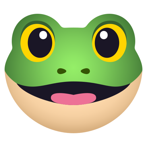 Frog Face on JoyPixels