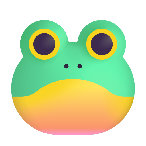 Frog Face on Microsoft 3D
