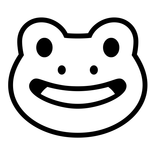 Frog Face on Noto Emoji