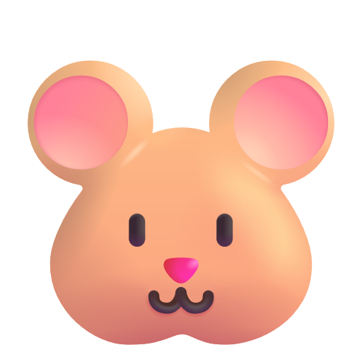 Hamster Face on Microsoft 3D