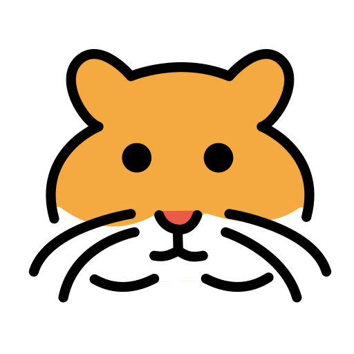 Hamster Face on OpenMoji