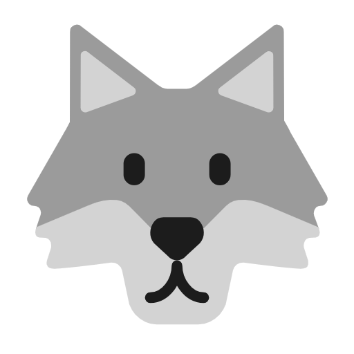 Wolf Face on Microsoft Fluent