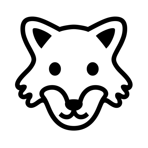 Wolf Face on Noto Emoji