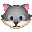 Wolf Face on Samsung