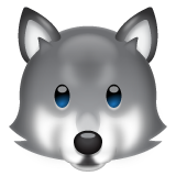 Wolf Face on WhatsApp
