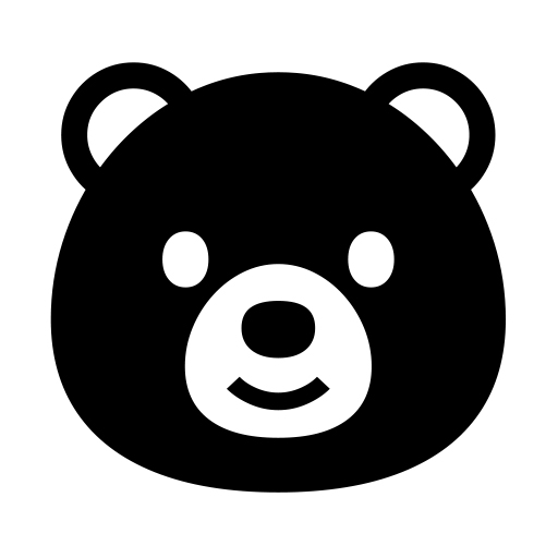 Bear Face on Noto Emoji