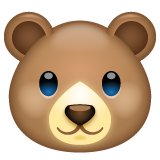 Bear Face on WhatsApp