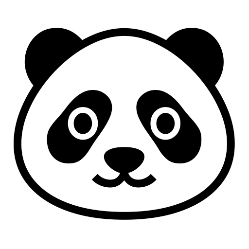 Panda Face on Noto Emoji