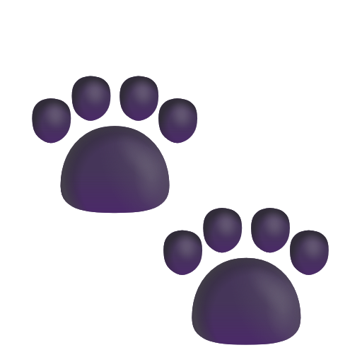 Paw Prints on Microsoft 3D