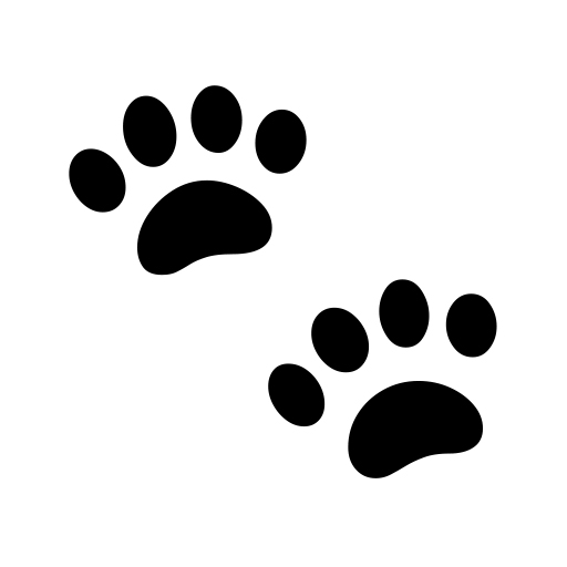 Paw Prints on Noto Emoji