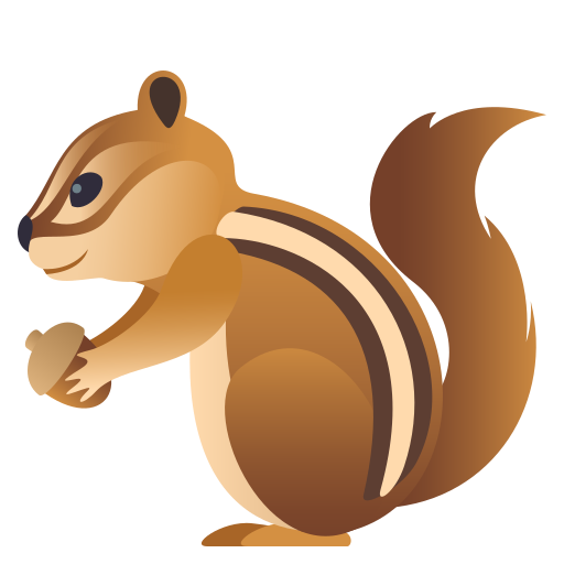 Chipmunk on JoyPixels