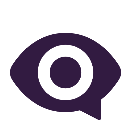 Eye In Speech Bubble on Microsoft Fluent