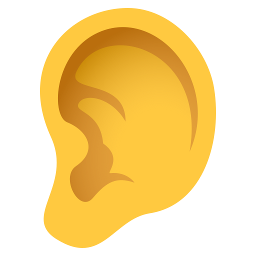 Ear on JoyPixels