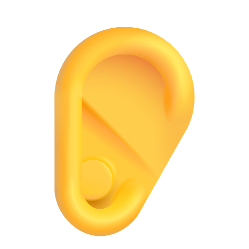 Ear on Microsoft 3D