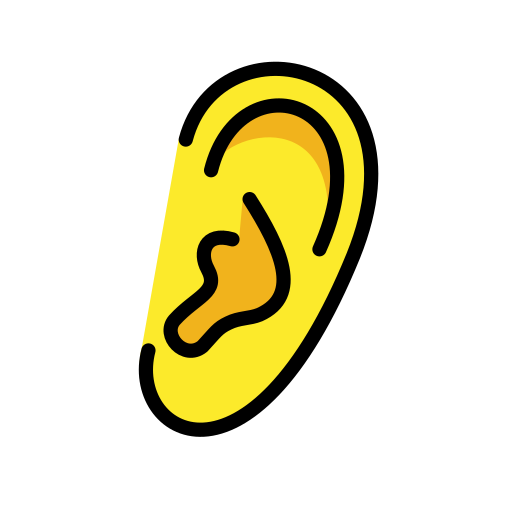 Ear on OpenMoji