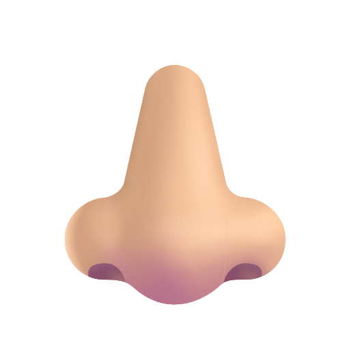 Nose: Medium-Light Skin Tone on Microsoft 3D