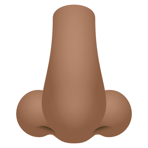 Nose: Medium Skin Tone on JoyPixels