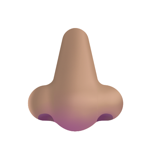 Nose: Medium Skin Tone on Microsoft 3D