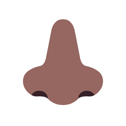 Nose: Medium-Dark Skin Tone on Microsoft Fluent